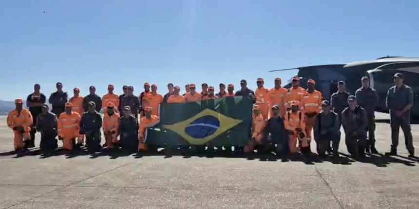 quarto-voo-brasileiro-para-venezuela-decola-com-bombeiros-e-donativos